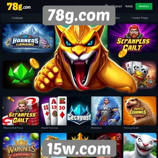 Plataforma 78g.com oferece diversidade em jogos online